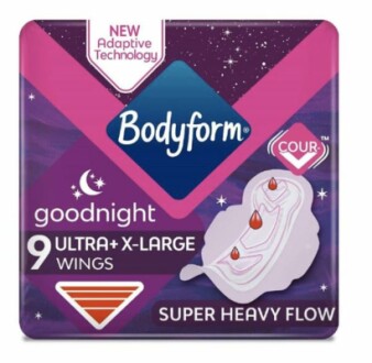 Bodyform Ultra Goodnight Maandverband