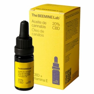 CBD olie van The Beemine Lab met 20% cannabidiol.