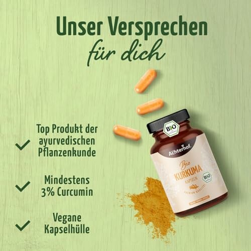 Biologische Kurkuma Capsules