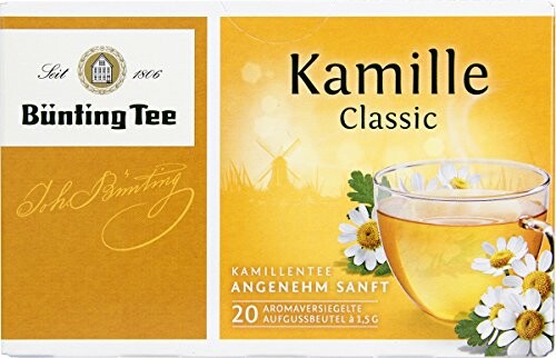 Verpakking van Bunting Tee Kamille Classic thee