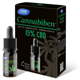 Cannabisolie product met 15% CBD