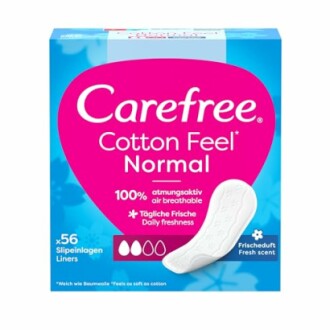 Verpakking van Carefree Cotton Feel inlegkruisjes.