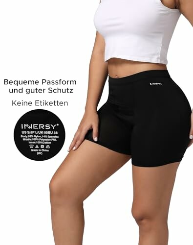 Dames zwarte slip shorts met comfortabele pasvorm.