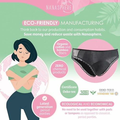 Nanasphere Ultra-Absorberende Menstruatieslips