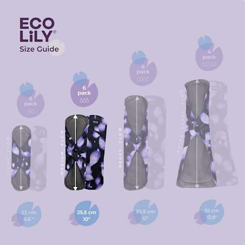 Eco Lily® 6-pack maandverband