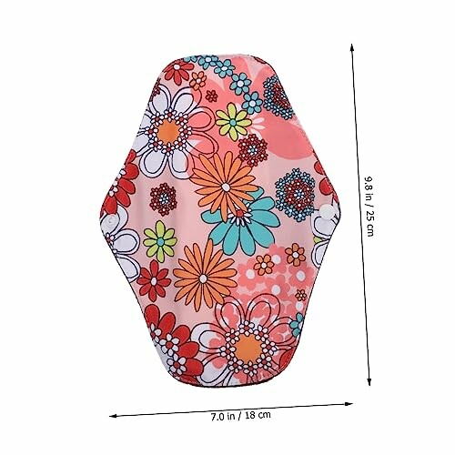 Herbruikbaar maandverband met bloemenpatroon