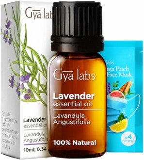 Gya Labs lavendelolie en gezichtsmasker