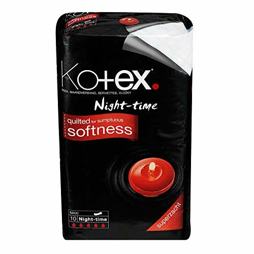 Verpakking van Kotex nachtverband