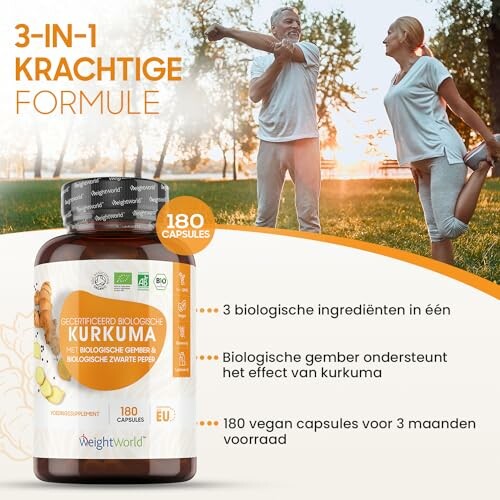 Biologische Kurkuma Capsules