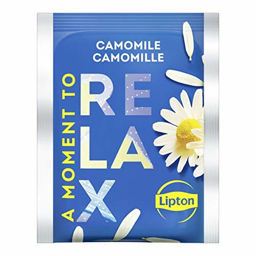 Lipton kamille-theezakje met margrietbloem