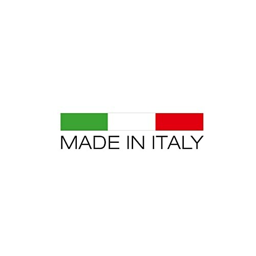 Label met de tekst 'Made in Italy' en Italiaanse vlag