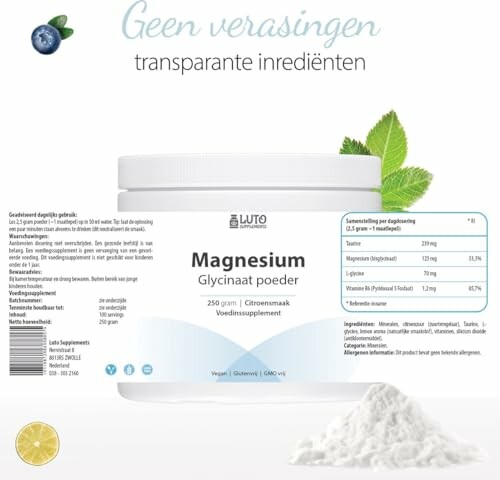 Magnesium Glycinate Poeder