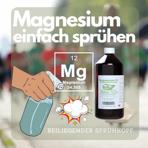 Magnesiumspray en fles product