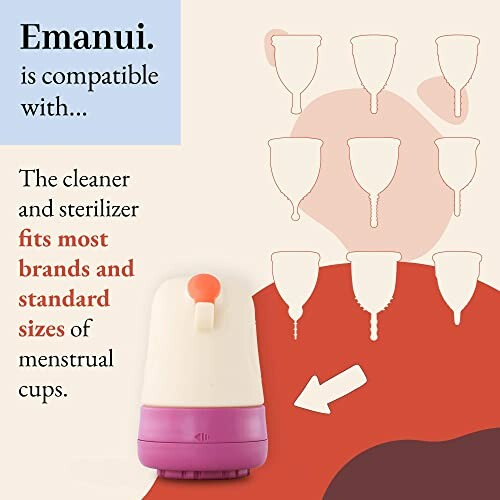 EMANUI Starter Kit Draagbare Menstruatie Cup