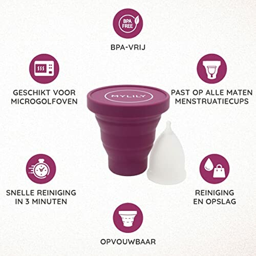 MYLILY® Menstruatiecup Sterilisator