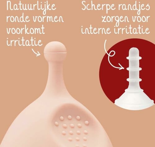 Vergelijking van menstruatiecups met focus op vorm en randjes.