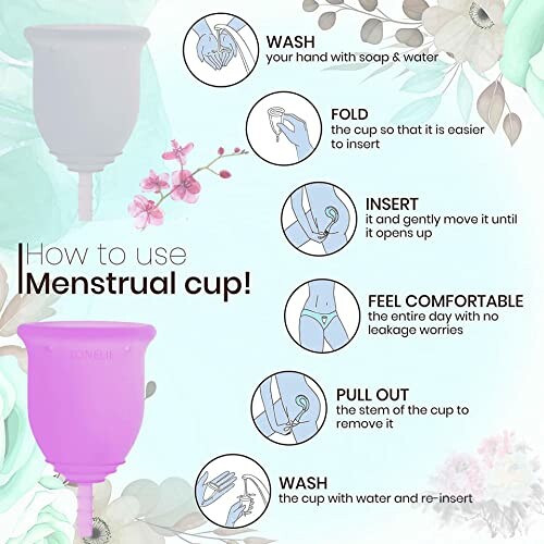 Instructies voor het gebruik van een menstruatiecup