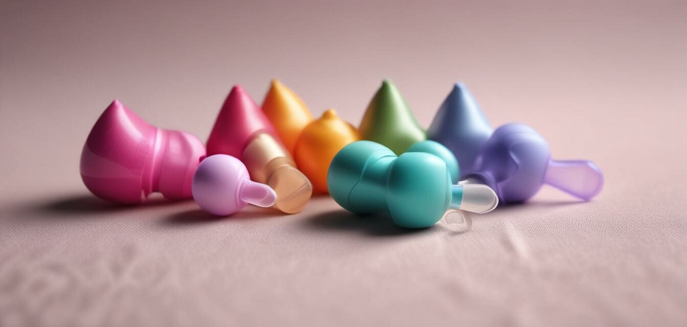 Menstruatie cups of various sizes