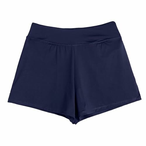 Donkerblauwe dames sportshorts