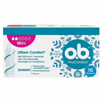 o.b.® ProComfort Mini tampons