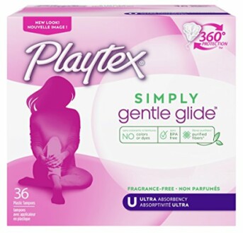 Playtex tampons in roze verpakking