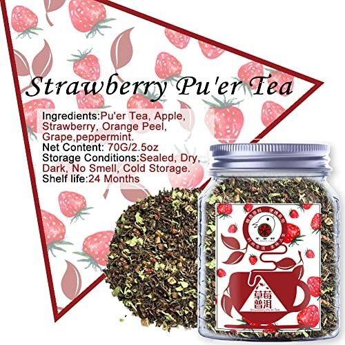 Plant Gift Strawberry Pu'er Tea