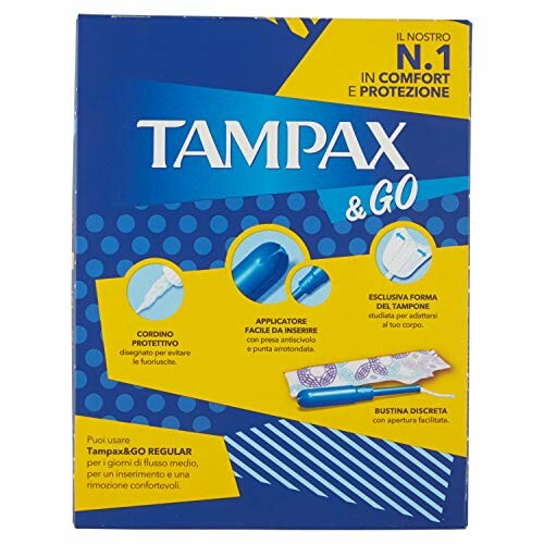 Tampax verpakking met tampon en applicator