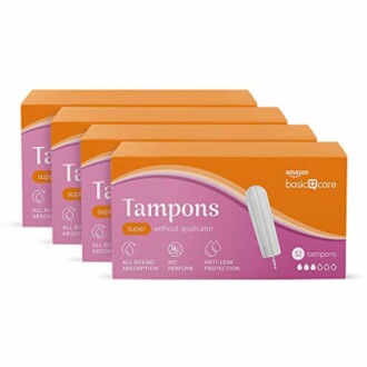 Verpakking van tampons zonder applicator