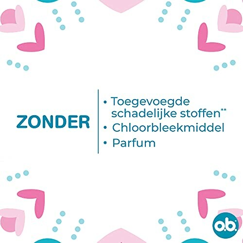 Etiket zonder schadelijke stoffen